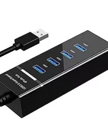 Extension 4 Ports USB 3.0 Hub HighSpeed for Laptop/Notebook/PC/Mobiles/Tablets, iPhone/Ipads, Computers, MP3 Players