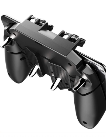 Mobile Gaming Controller Gamepad Metal Alloy Triggers Fits Sensitive Shoot Supports For All Android And Ios Phones & Pubg, Fortnite, Knives Out, Cod, Free Fire, Krafton Etc.